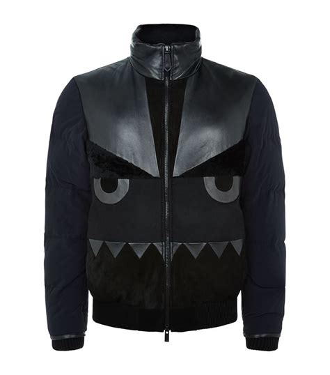 fendi monster jacket mens|fendi bomber jacket men's.